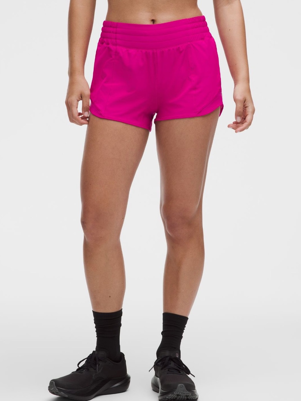NWT Lululemon Hotty Hot High-Rise Lined Short 2.5” Pink Flare